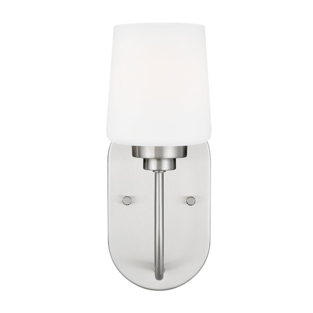 Visual Comfort & Co. Generation Lighting Windom 75W 1-Light Medium E-26 Vanity Fixture in Brushed Nickel
