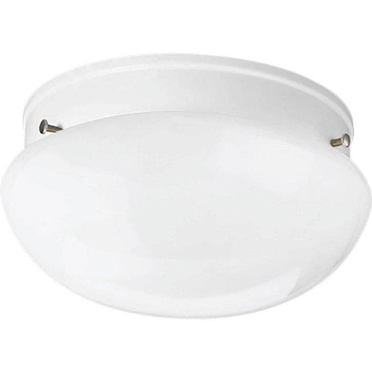 Progress Lighting Fitter 1 Light 60W CTC Fixture White Glass White