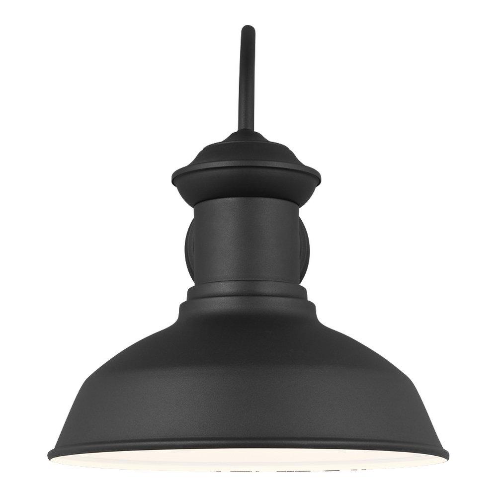 Visual Comfort & Co. Generation Lighting Fredricksburg 100W 1-Light 15-22/25 in. Outdoor Wall Sconce in Black