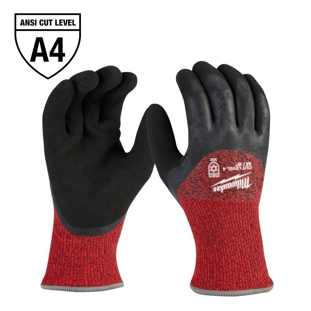 Size M Rubber Dipped and Winter Glove