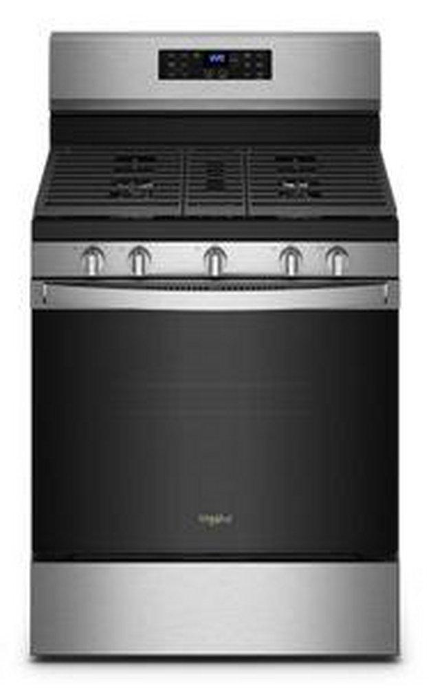 29-7/8 in. 5 cu. ft. 5-Burner Sealed Freestanding Range in Fingerprint Resistant Stainless Steel