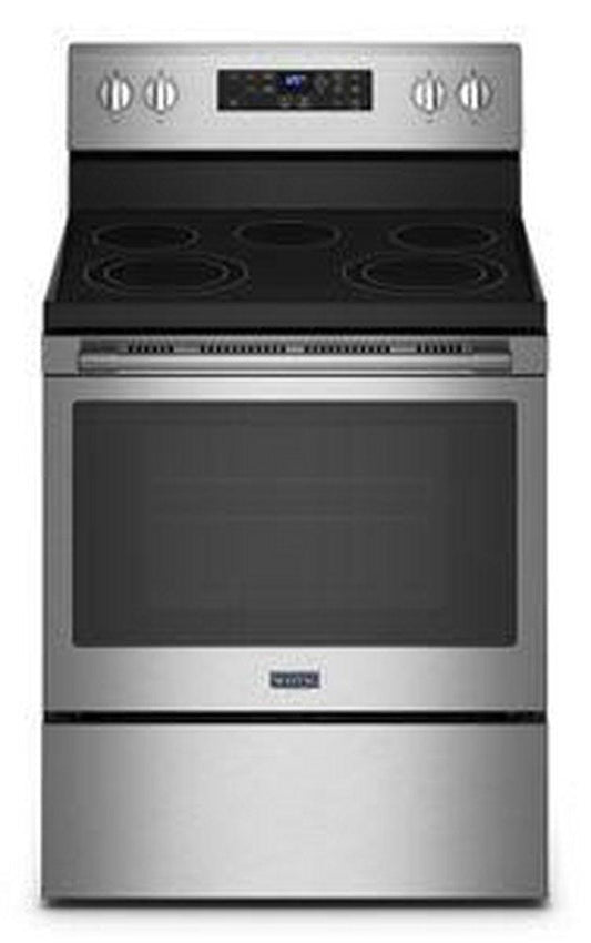 29-7/8 x 27-3/4 x 47-7/8 in. 5.3 cu. ft. 5-Burner Electric Radiant Freestanding Range in Fingerprint Resistant Stainless Steel