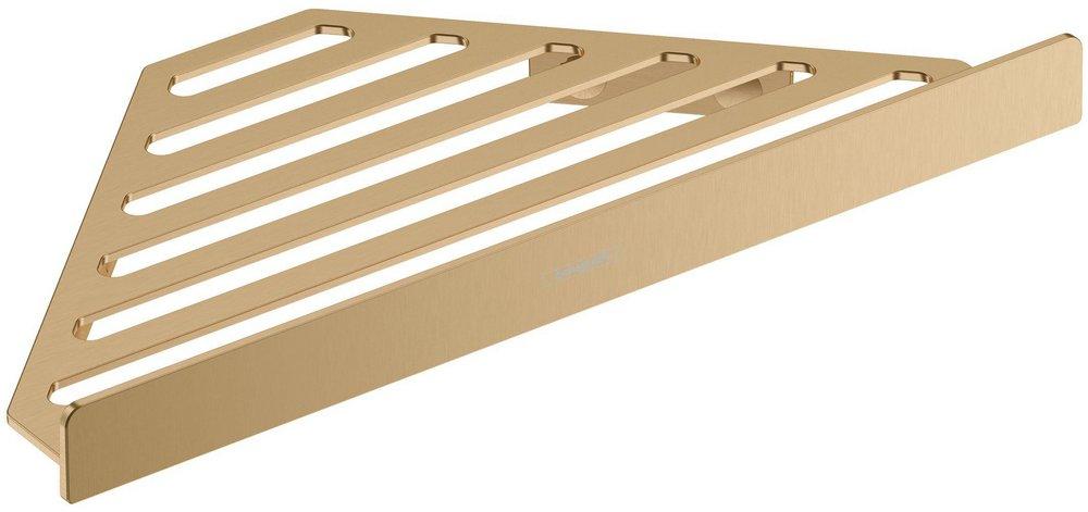 Hansgrohe AddStoris 5-4/5 in. Shower Basket in Brushed Bronze