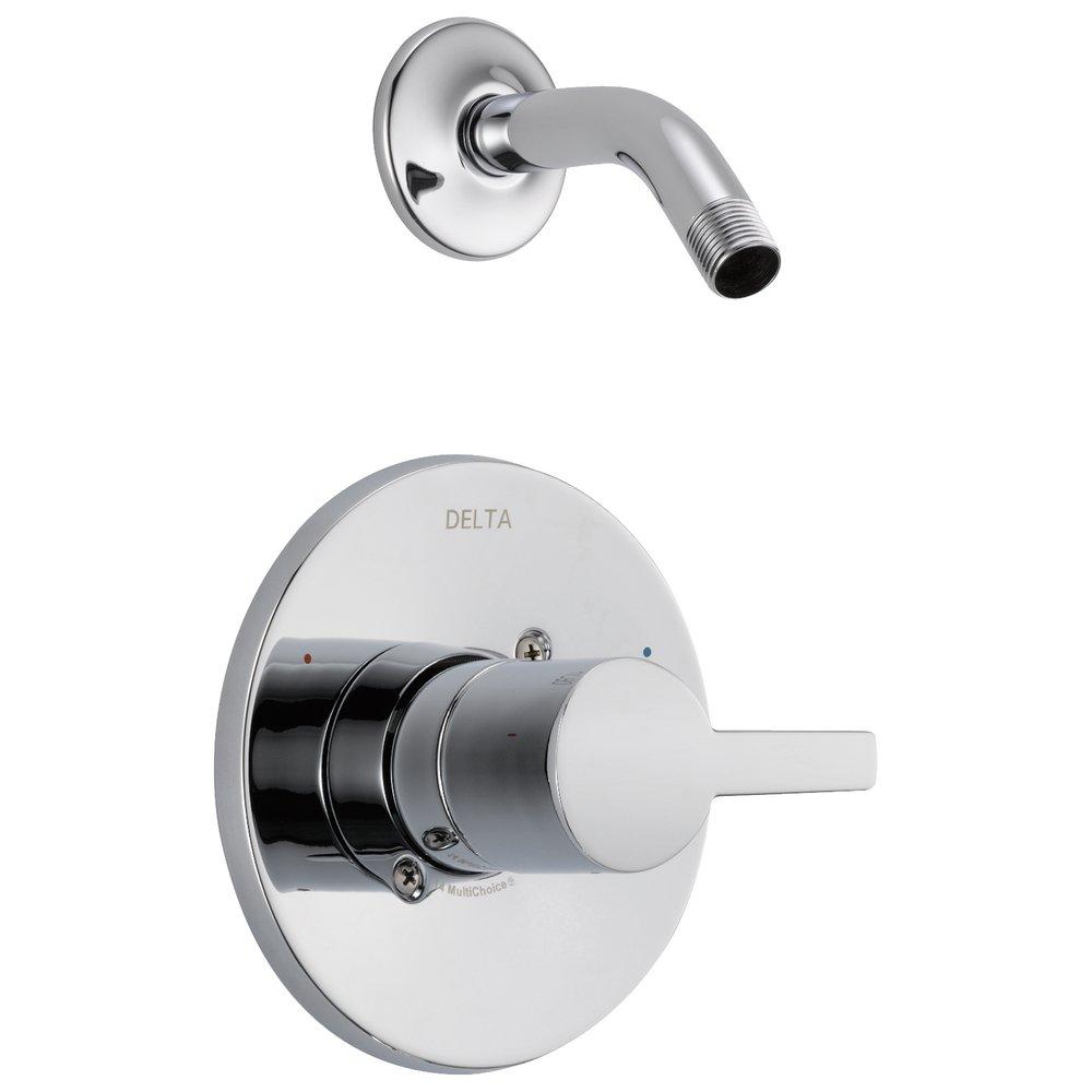 Delta Faucet Galeon™ Single Handle Shower Faucet in Lumicoat™ Chrome (Trim Only) (Showerhead Sold Separately)