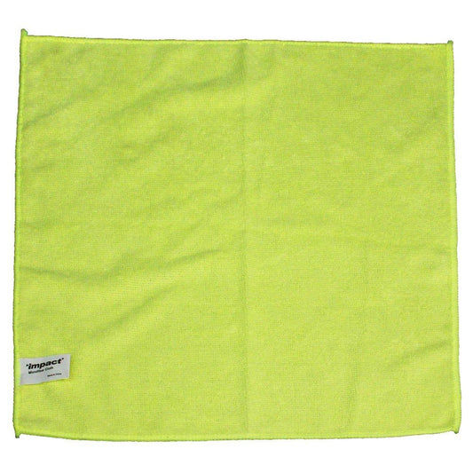 Impact Products InfoSpec™ 16 x 16 in. Microfiber Cleaning Cloth in Yellow (Pack of 12)