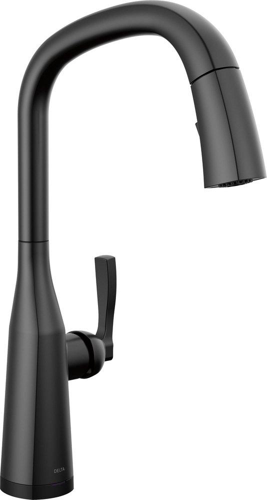 Delta Faucet Stryke Single Handle Pull Down Kitchen Faucet in Matte Black