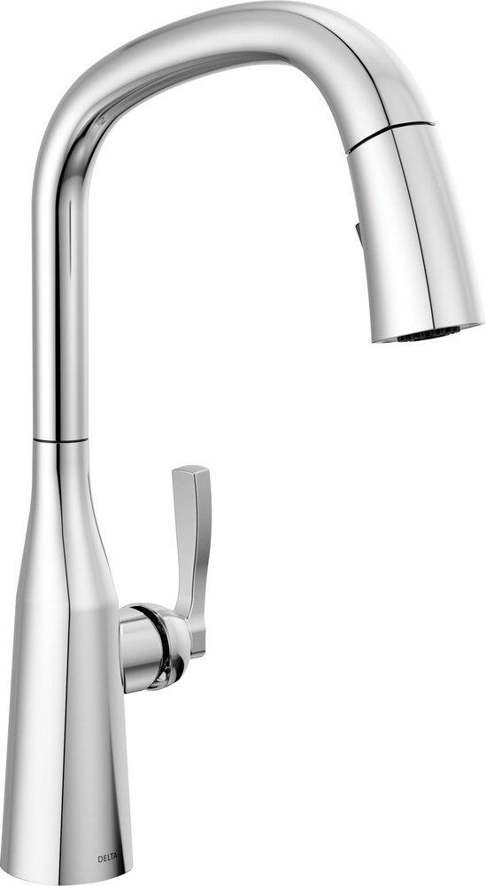 Delta Faucet Stryke® Single Handle Pull Down Kitchen Faucet in Lumicoat® Chrome