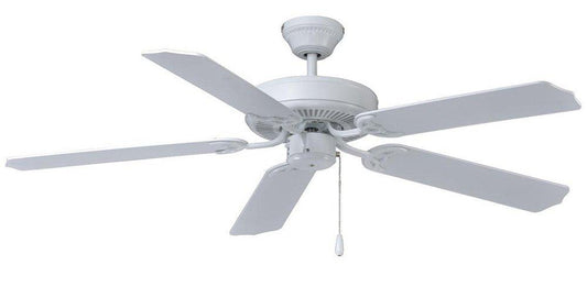 RP Lighting Desert Moon 52 in. 5-Blade Indoor Ceiling Fan in White/White