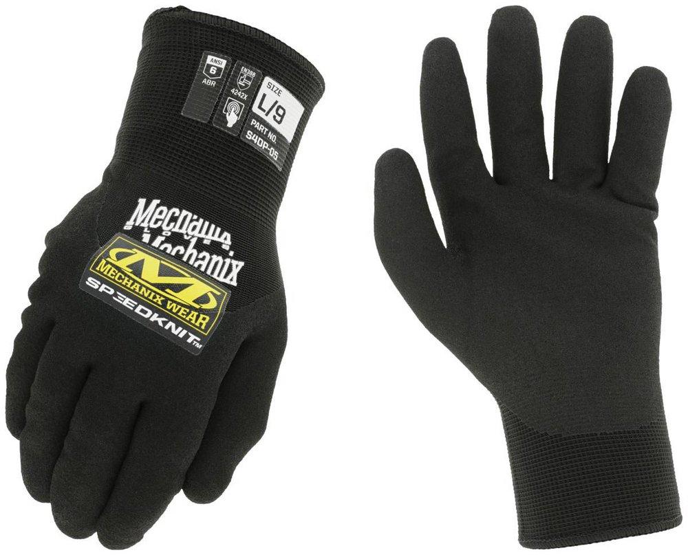 Mechanix Wear SpeedKnit™ Size L Acrylic, Plastic and Rubber Lining Reusable Thermal Knit Gloves in Black