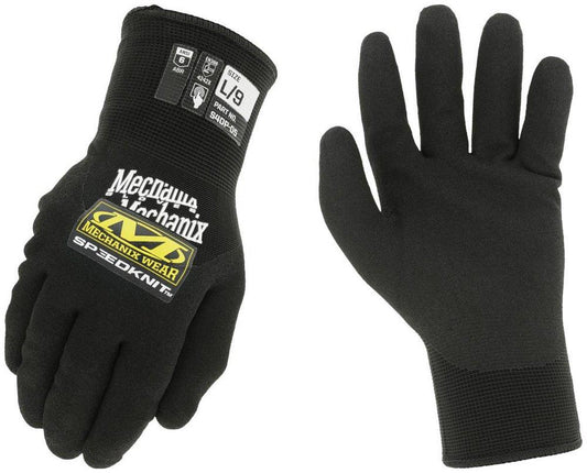 Mechanix Wear SpeedKnit™ Size L Acrylic, Plastic and Rubber Lining Reusable Thermal Knit Gloves in Black