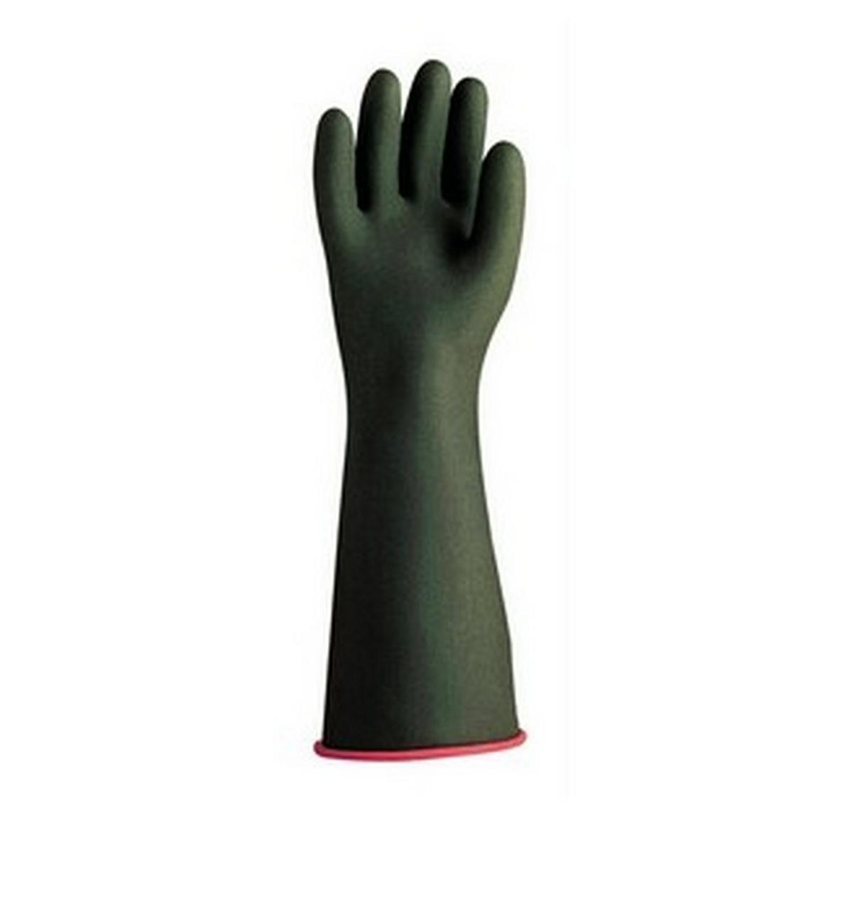 Showa Best Glove 558 Size XL Cotton and Rubber DIY, Painting and Utilities Chemical Resistant Gloves in Black