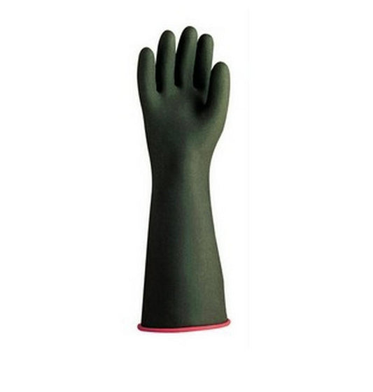 Showa Best Glove 558 Size XL Cotton and Rubber DIY, Painting and Utilities Chemical Resistant Gloves in Black