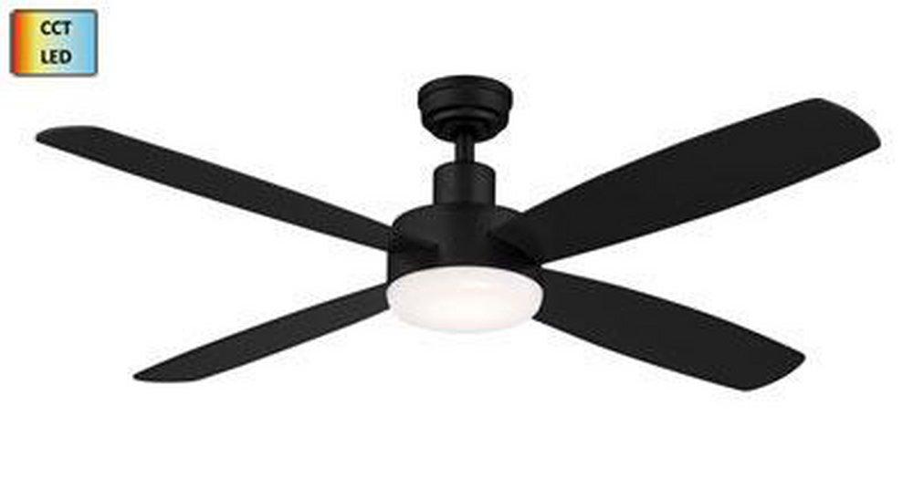 Wind River Ceiling Fans Aeris 52 in. 4-Blade Indoor Ceiling Fan in Matte Black