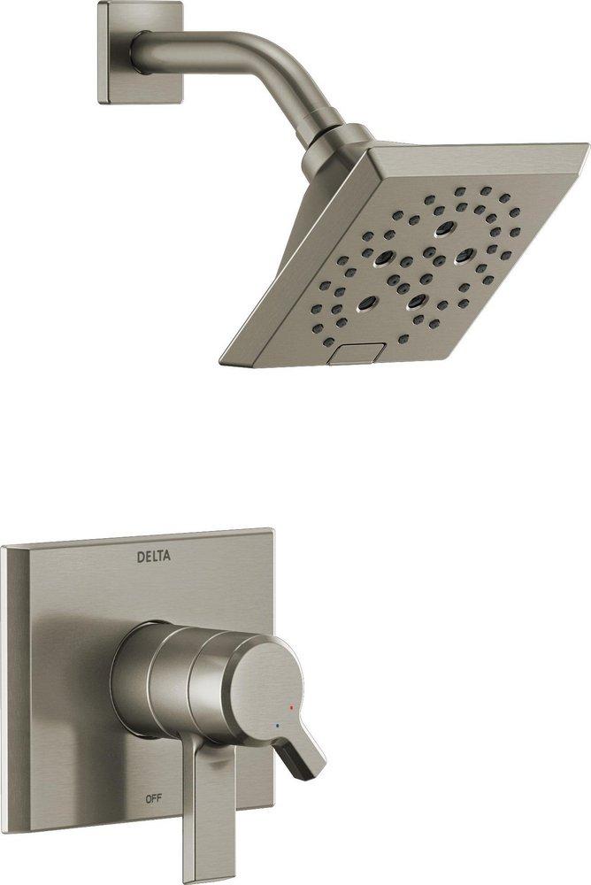 Delta Faucet Pivotal™ Two Handle Multi Function Shower Faucet in Lumicoat® Stainless (Trim Only)