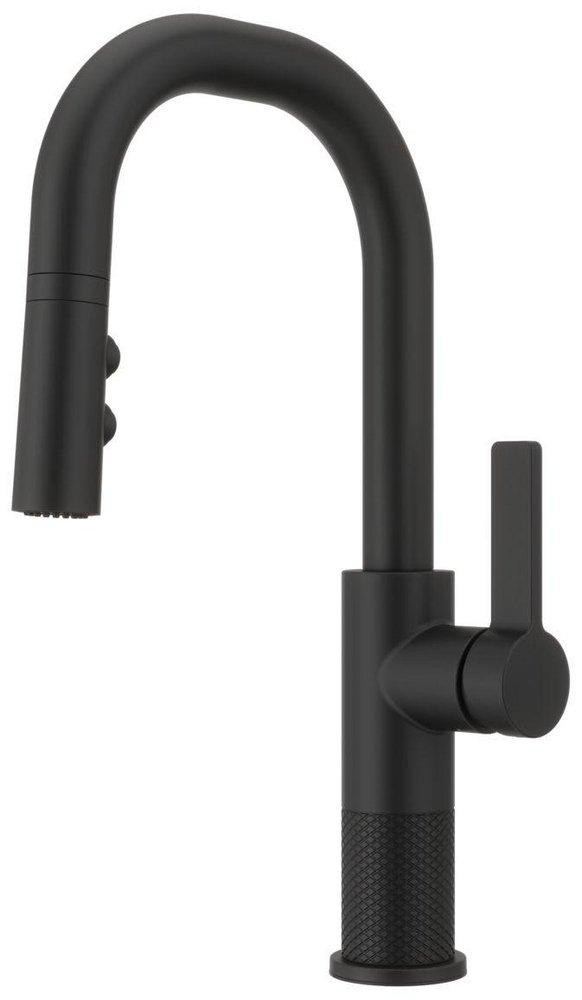 Pfister Montay™ Single Handle Pull Down Bar Faucet in Matte Black