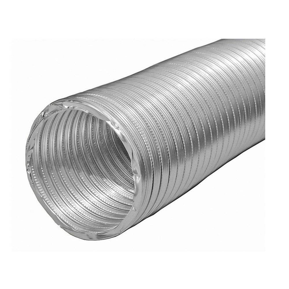 4 in. x 20 ft. Silver Uninsulated Flexible Air Duct