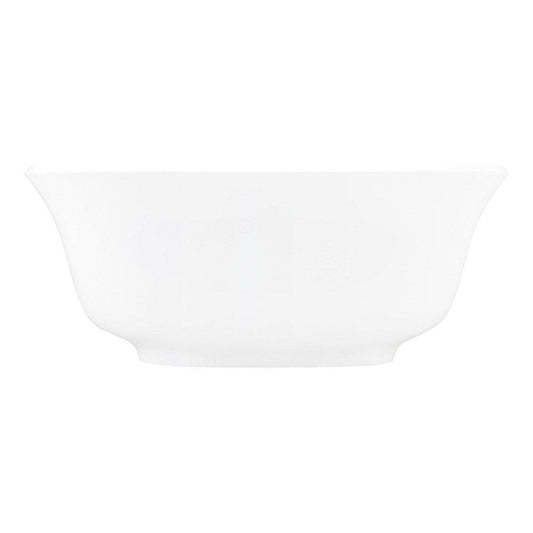 Signature Hardware Lindsey 67 in. Freestanding Bathtub with Center Drain in White