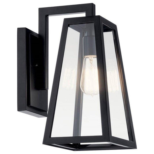 Kichler Lighting Delison 100W 1-Light 14 in. Outdoor Wall Sconce in Black