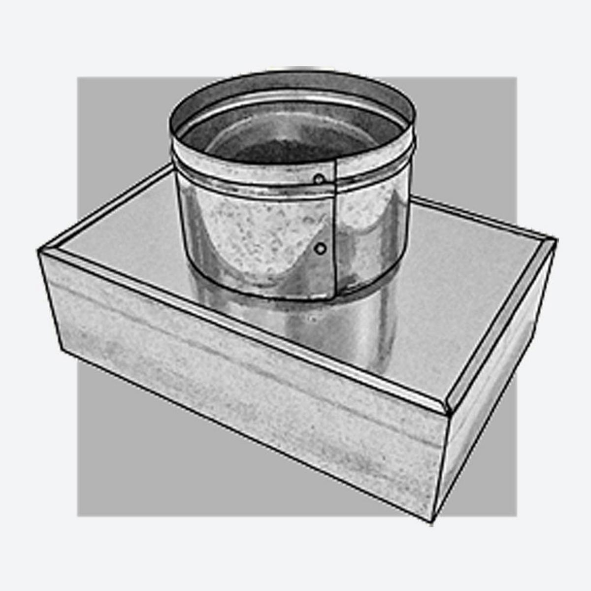 25 x 20 in. 30 ga Return Air Duct Plenum