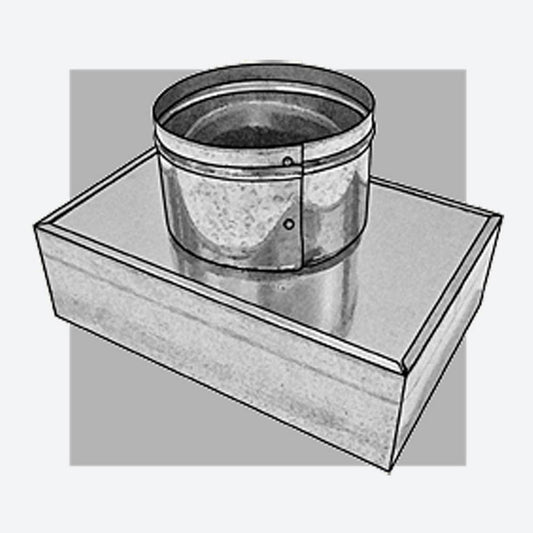 25 x 20 in. 30 ga Return Air Duct Plenum