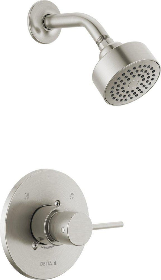 Delta Faucet Modern One Handle Single Function Shower Faucet in Stainless (Trim Only)