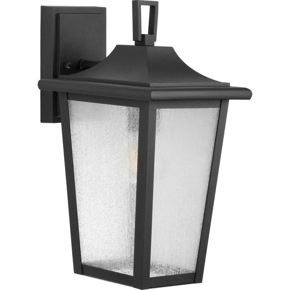 Progress Lighting Padgett 100W 1-Light 15 in. Outdoor Wall Sconce in Textured Black