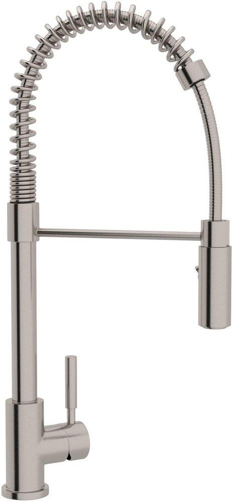 ROHL® Lux™ Single Handle Pull Down Kitchen Faucet in Stainless Steel