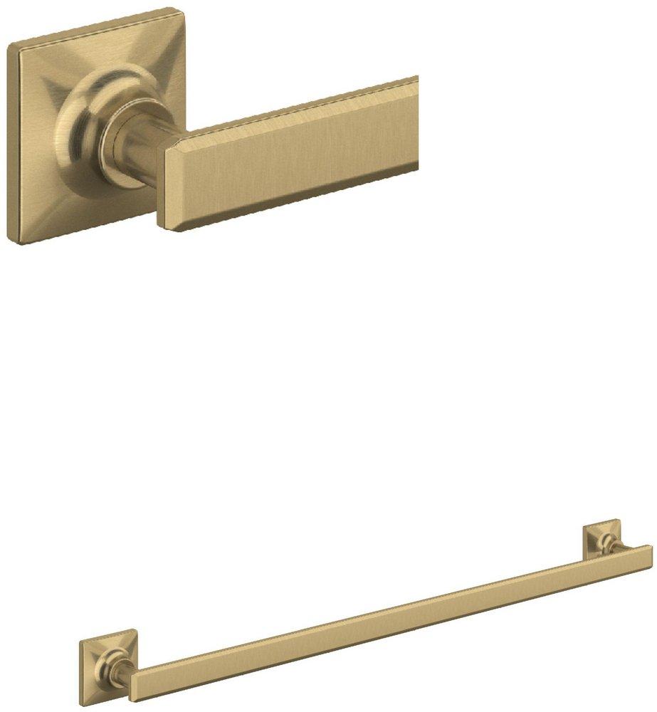 ROHL® Apothecary™ 24 in. Towel Bar in Antique Gold