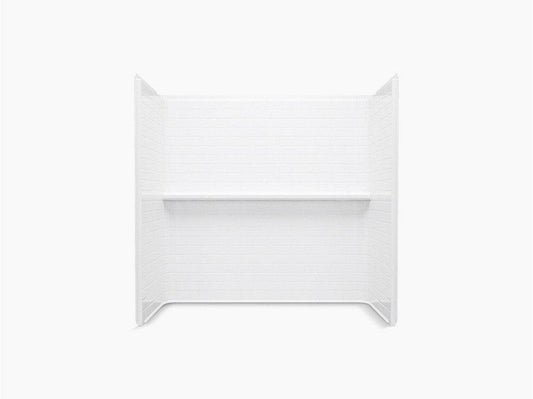 36 x 72-1/4 in. Shower Back Wall in White