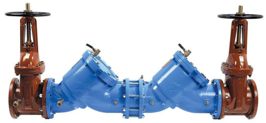 Watts LF909 Series 8 in. Cast Iron Reduced Pressure Backflow Preventer with Outside Stem & Yoke Shutoff