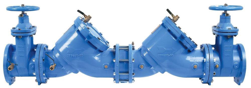 Watts Series LF909-FS 10 in. Cast Iron Reduced Pressure Backflow Preventer with Non-Rising Stem Shutoff