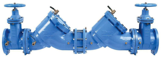 Watts Series LF909-FS 10 in. Cast Iron Reduced Pressure Backflow Preventer with Non-Rising Stem Shutoff