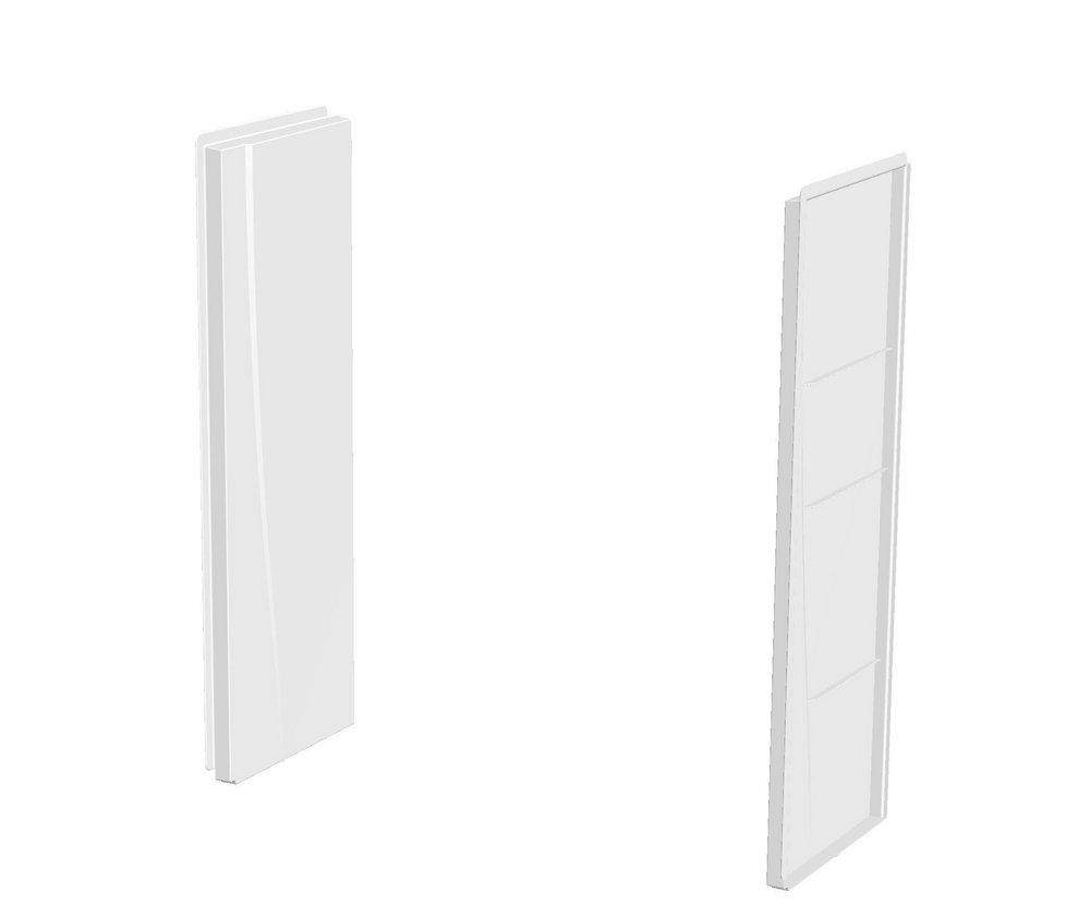 Swan Veritek Pro™ 24 x 24 x 62 in. Tub & Shower Side Walls in White