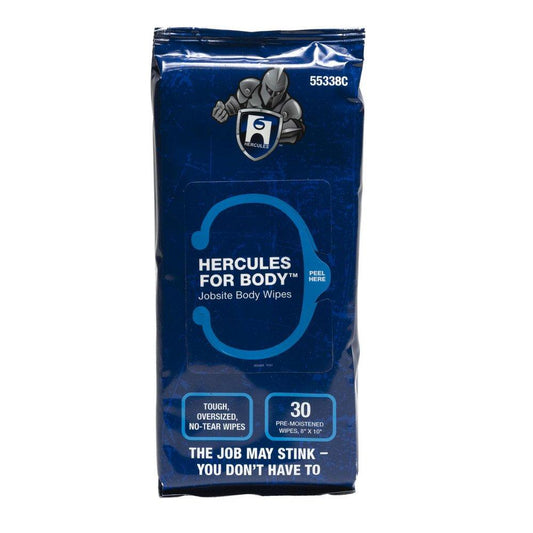 Hercules® Hercules for body™ 30 Count Jobsite Body Wipes