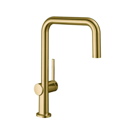 Hansgrohe Talis N Single Handle Pull Out Kitchen Faucet in Brushed Gold Optic