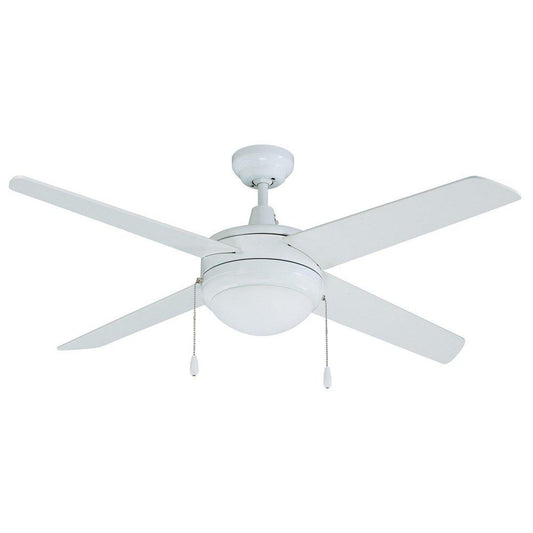 RP Lighting Europa 50 in. 4-Blade Indoor Ceiling Fan in White