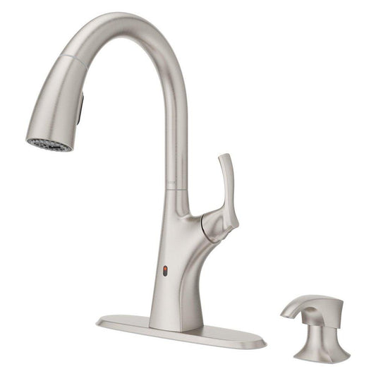 Pfister Masey™ Single Handle Pull Down Kitchen Faucet in Spot Defense Stainless Steel