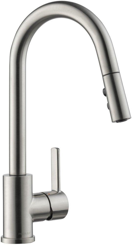 Peerless® Precept™ Single Handle Pull Down Kitchen Faucet in Stainless