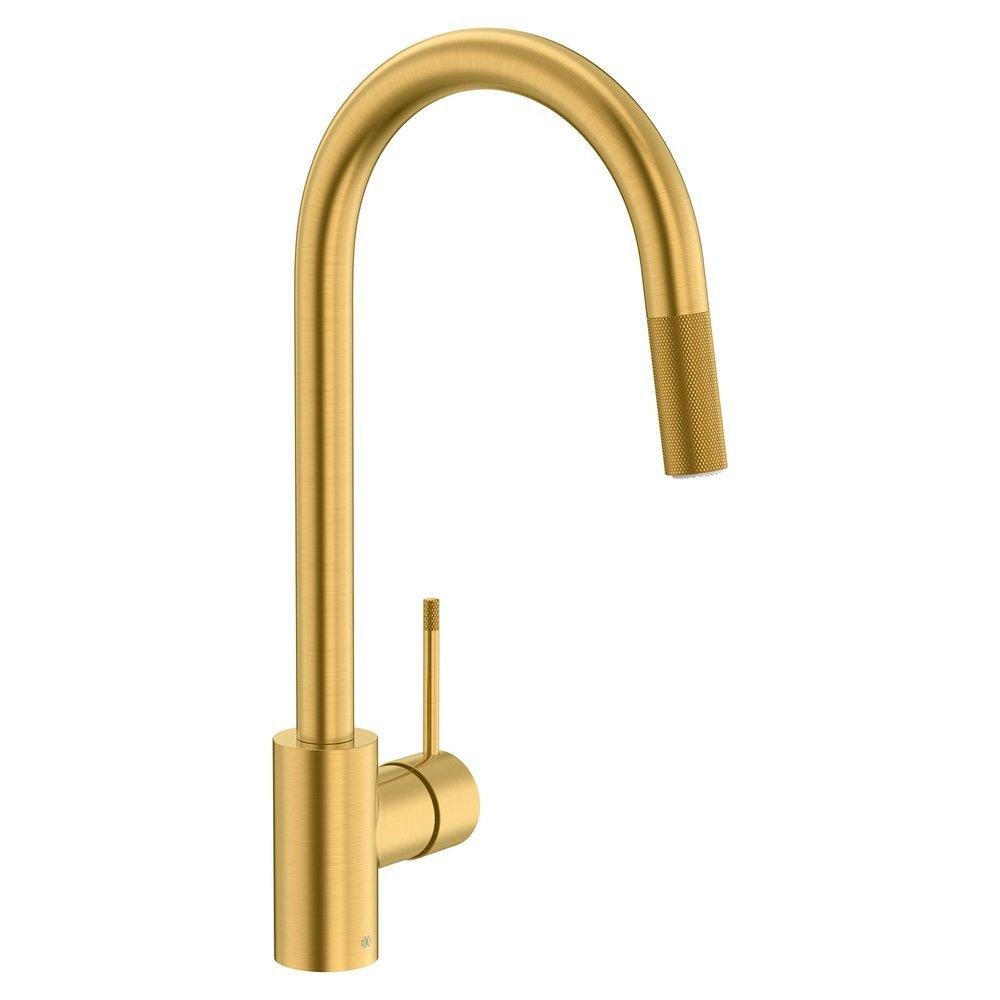 DXV Etre™ Single Handle Pull Down Kitchen Faucet in Brass