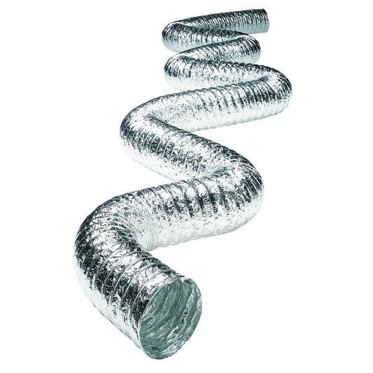 Deflecto Supurr-Flex® 4 in. x 50 ft. Silver Uninsulated Flexible Air Duct