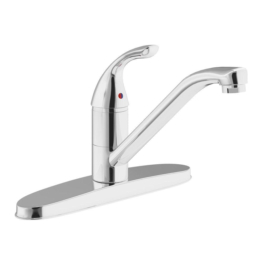 PROFLO® Heathcote Single Handle Kitchen Faucet in Polished Chrome