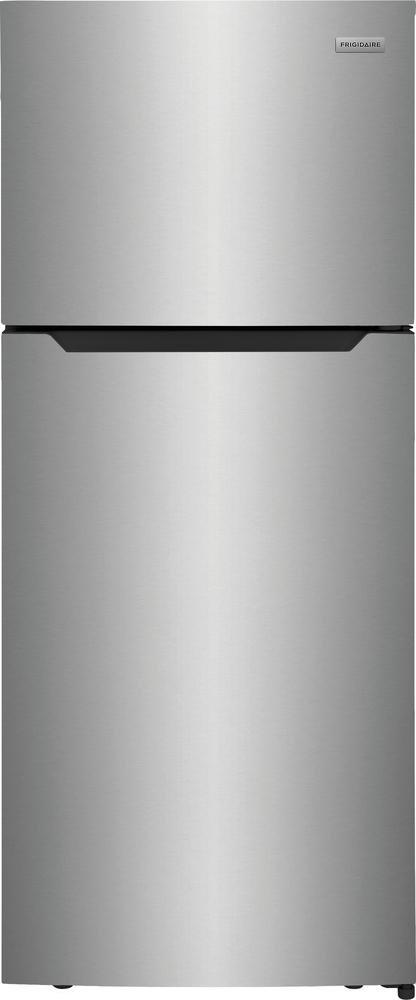 17.6 cu. ft. Top Mount Freezer Refrigerator in Brushed Steel
