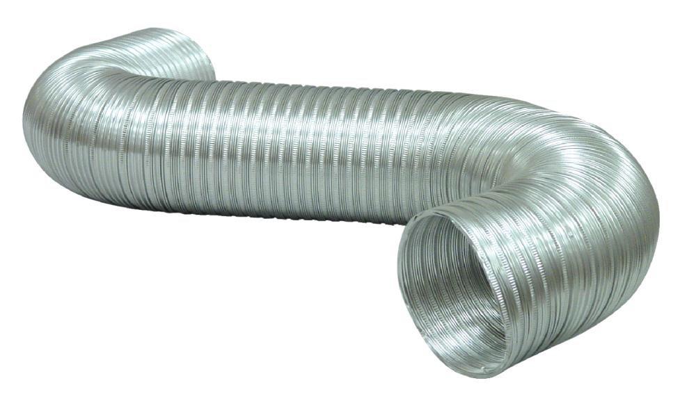 4 in. x 25 ft. Silver Uninsulated Flexible Air Duct