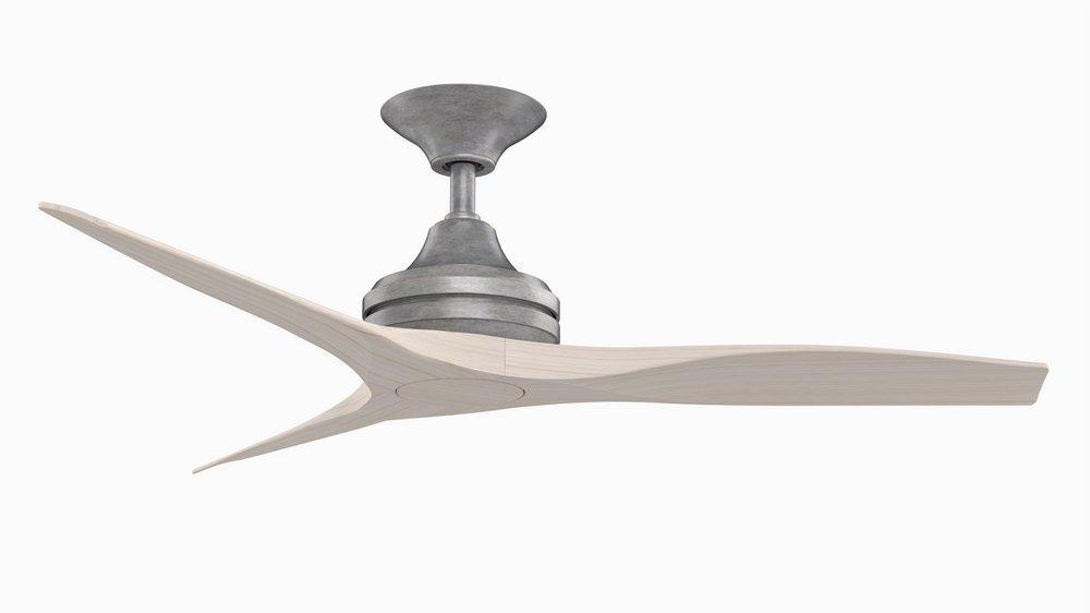 Fanimation Spitfire™ 48in. Ceiling Fan with Light Kit in Galvanized / Natural Wood
