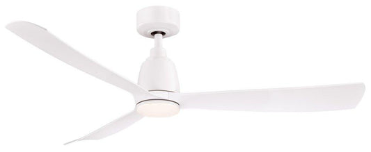 Fanimation Kute 52™ 52 in. 3-Blade Indoor or Outdoor Ceiling Fan in Matte White
