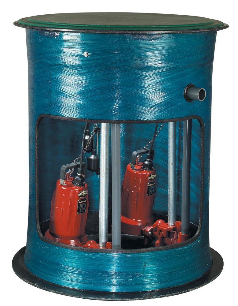 Liberty Pumps D3600 Series 2 HP Duplex Commercial Grinder Package