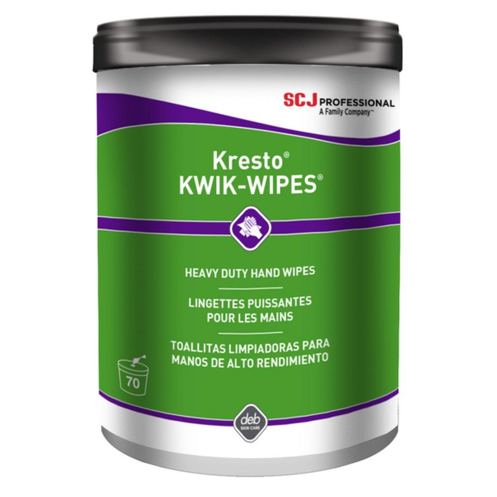 SC Johnson Professional® Kresto® Cherry Polypropylene Wipes 12 x 10 in. (6 Canisters of 70 Wipes)