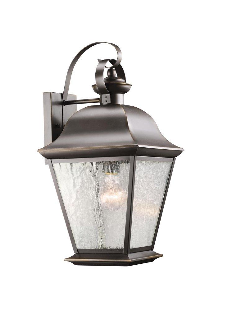 Kichler Lighting Mount Vernon 10-1/4 in. 150 W 1-Light Medium Lantern in Olde Bronze
