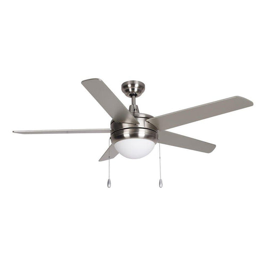 RP Lighting Mirage 50 in. 5-Blade Indoor Ceiling Fan in Brushed Nickel