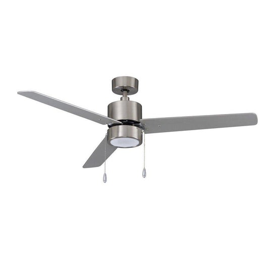 RP Lighting Aldea II 52 in. 3-Blade Indoor Ceiling Fan in Brushed Nickel